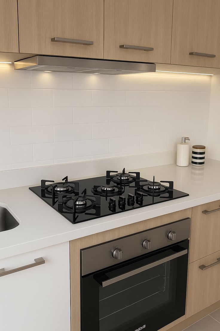 Cooktop e forno embutido